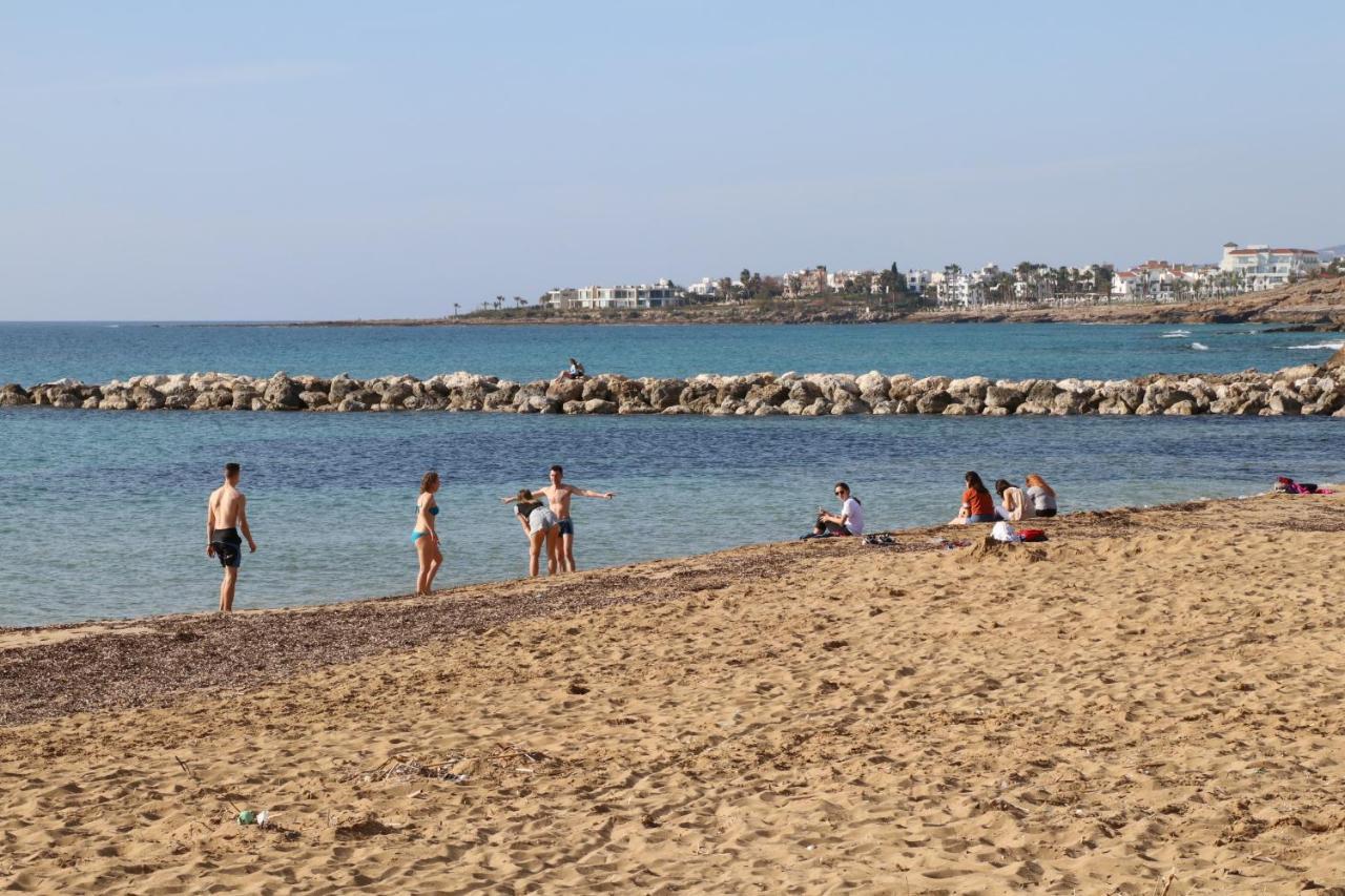 Apartment In Kato Pafos & 10 Min To Venus Beach Экстерьер фото